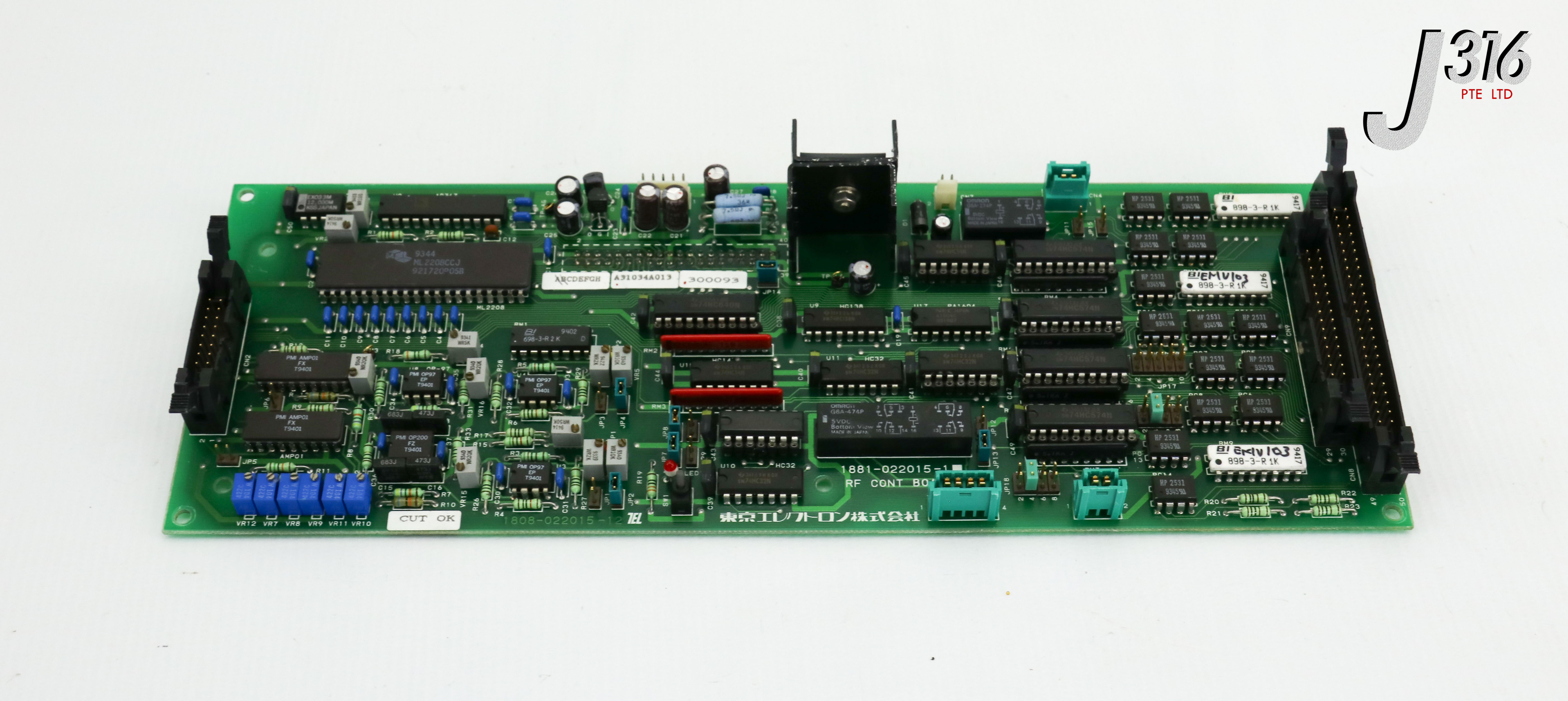 20788 TOKYO ELECTRON PCB, RF CONT BOARD 2 W/O PCB 808-521470-1